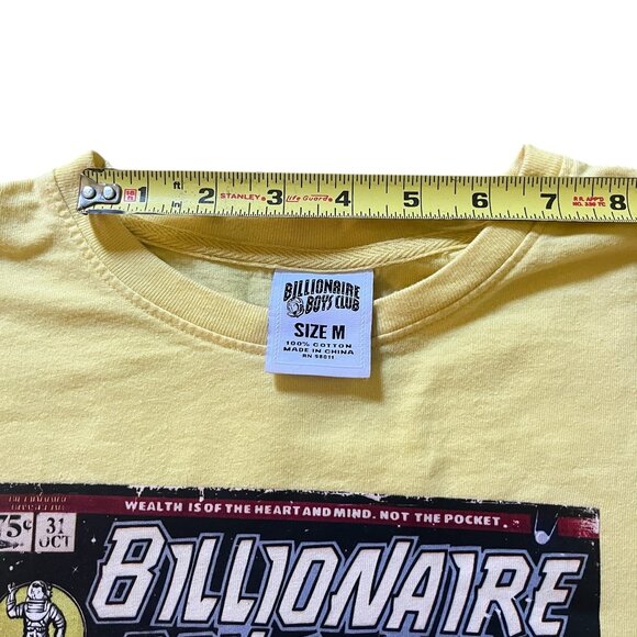 Billionaire Boys Club Space Comic Tee Cream Medium Vintage - Picture 5 of 9